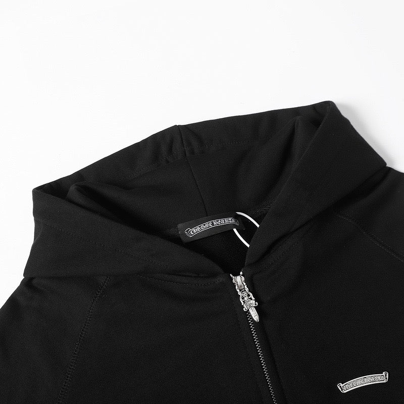 Chrome Hearts 2025 New Cross Sanskrit zipper hoodie 7019