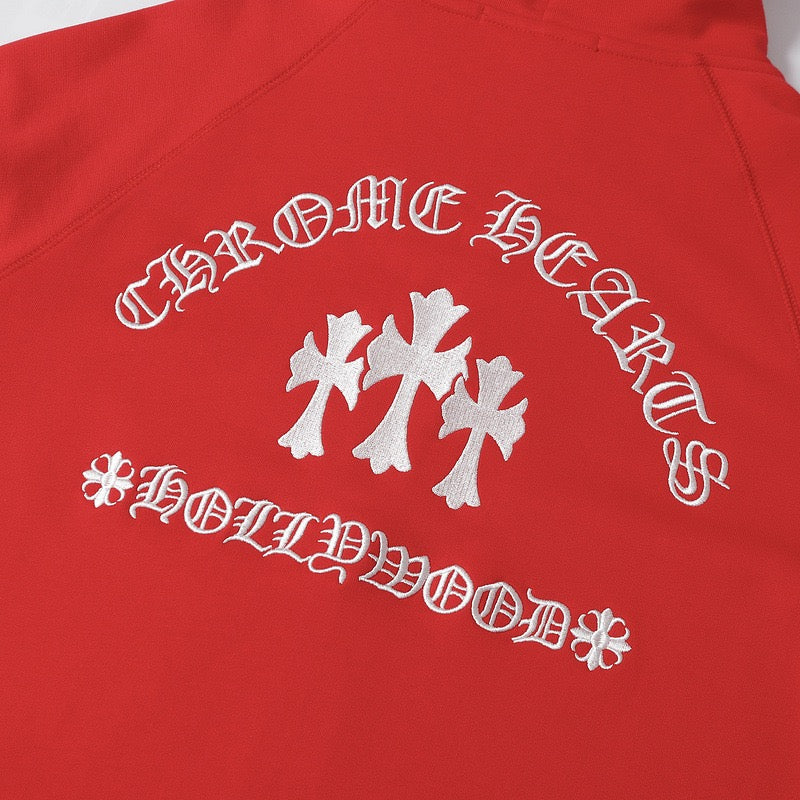Chrome Hearts 2025 New Cross Sanskrit zipper hoodie 7019