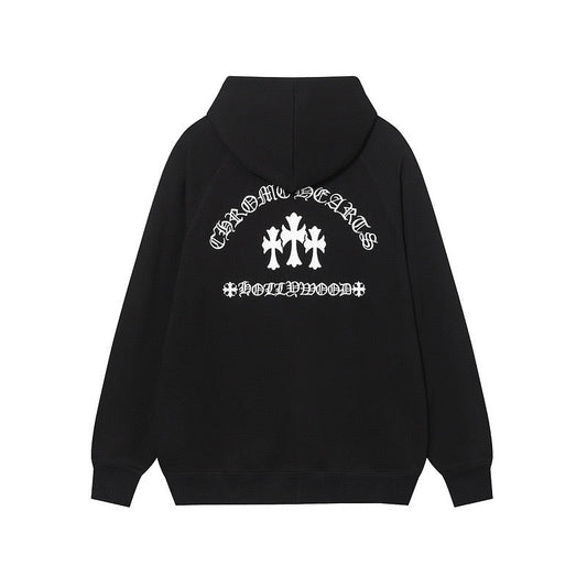 Chrome Hearts 2025 New Cross Sanskrit zipper hoodie 7019