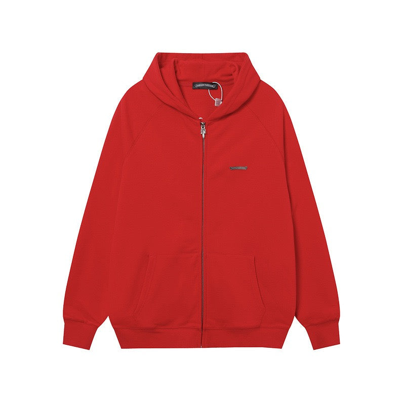 Chrome Hearts 2025 New Cross Sanskrit zipper hoodie 7019