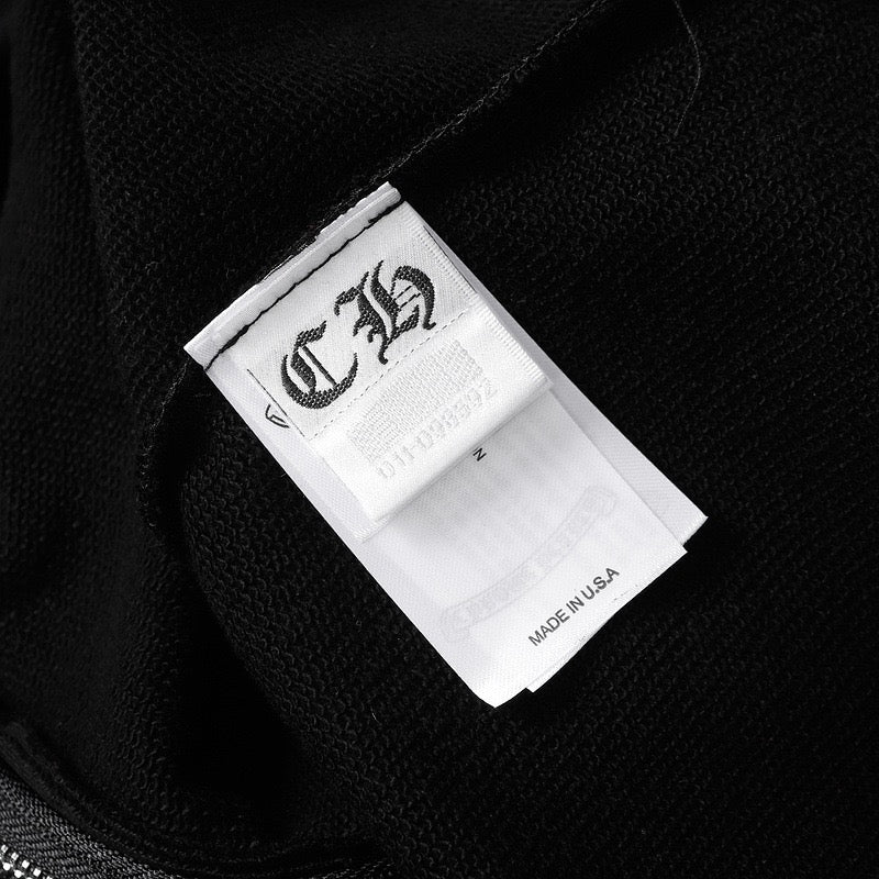 Chrome Hearts 2025 New Cross Sanskrit zipper hoodie 7019