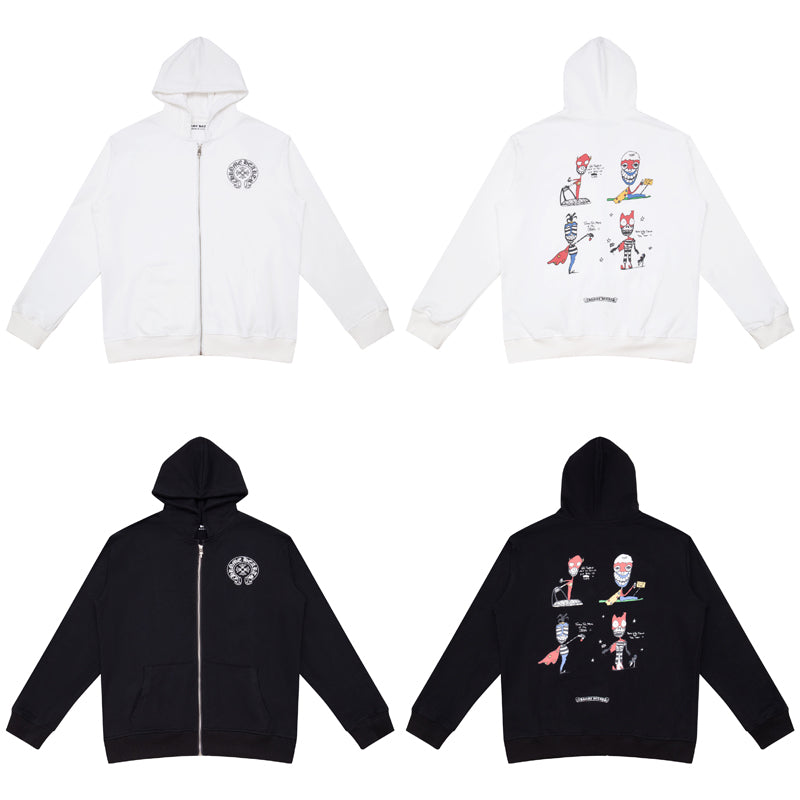 Chrome Hearts 2025 New Zip Up Hoodie N5004