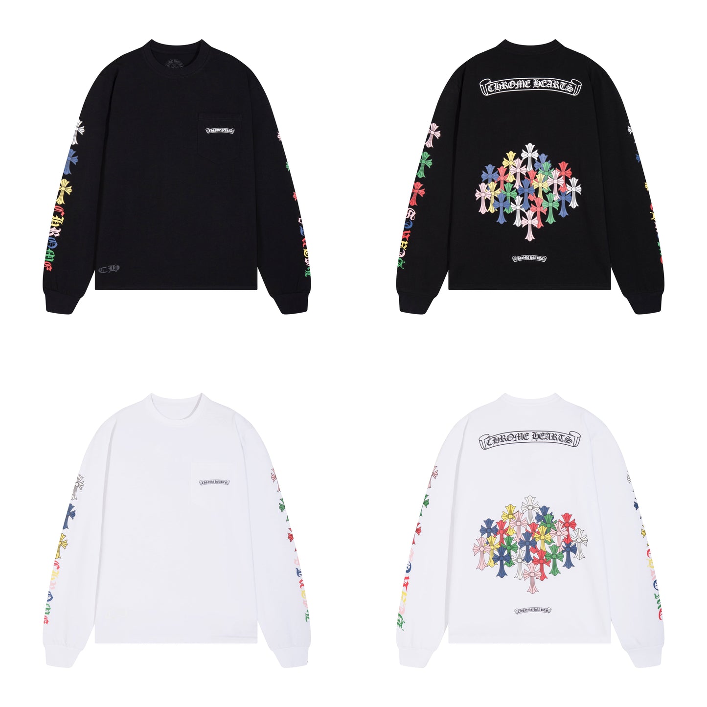 Chrome Hearts Long-Sleeve T-shirt Sweatshirt K8015
