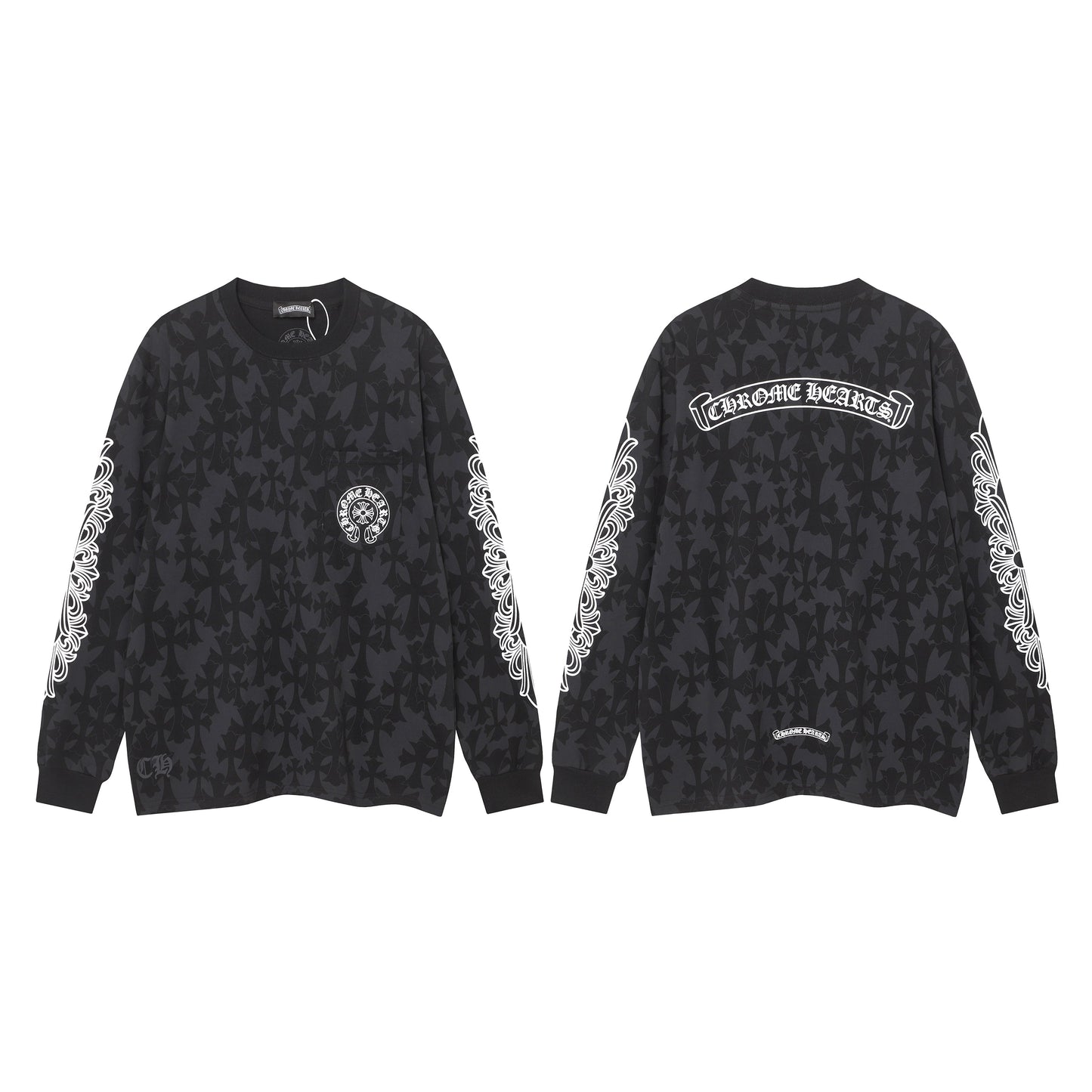 Chrome Hearts Long-Sleeve T-shirt Sweatshirt 9801