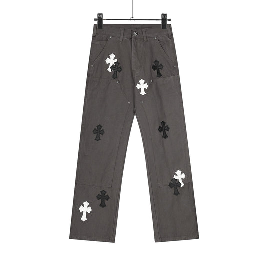 Chrome Hearts 25SS wide-leg jeans