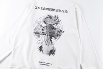 Chrome Hearts Long-Sleeve T-shirt Sweatshirt TQ36