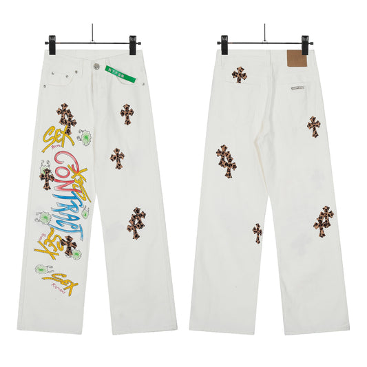 Chrome Hearts New style cross pants 8128