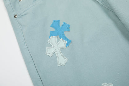 Chrome Hearts 2025 New cross pants 8145