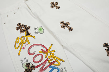 Chrome Hearts New style cross pants 8128
