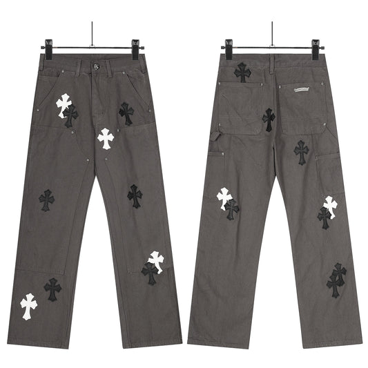 Chrome Hearts 25SS wide-leg jeans